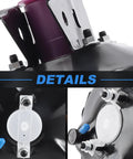 Tough As Nails Brake Booster Handles Heavy Stopping Power For Chevy And GMC Full Size Trucks 1973 To 1980 close-up of vacuum booster details with hardware.