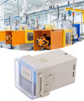 Adjustable Timing Component For Industrial Automation And Machinery With 3D LED Digital Display Time Relay Digital Setting Cycle Delay Control Unit DC12V Compatible Low Power Draw Pro Grade Timing Rock Solid Build Heavy Duty Reliability, white plastic relay
