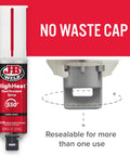 High Heat Epoxy Syringe Twin Pack 25ml Each Dark Grey That Delivers A Tough-As-Nails Bond Up To 550 F, resealable cap shown