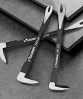 11.8 Inch Cats Paw Nail Puller Crowbar For Home Remodeling And Woodworking Pry Bar For Scraping Lifting Pulling And Prying Tough As Nails Heavy Duty Hand Tool For Demolition And Repairs on grey surface