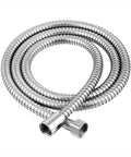 Extra Long 79 Inch Stainless Steel Shower Hose Handheld Extension Universal Replacement G One Half, coiled view.