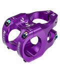 CNC Aluminum 35mm Mountain Bike Stem For 1 1 8 Inch Steering Tube Purple Fits Most Road And Mountain Bikes angled view