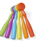 Set of 6 colorful Magnetic Wands For Kids with handles, used as hands-on multisensory literacy and science manipulatives for classrooms.
