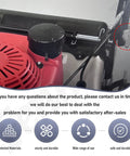 Two Pack Handle Adjuster Kit For Honda Self Propelled Lawn Mower 21 To 22 Inch Deck Easy Install visible with safety icons