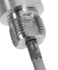 Close-up of Runrotoo Electric Pipe Threader For Ppr Polypropylene Pipes precision cutting head detail and threading tool.