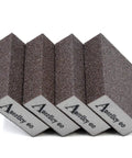 Four coarse sanding sponges 60 grit, 4 x 2.8 x 1 inch, reusable for woodworking and drywall prep, Solid Bang For Buck Coarse Sanding Sponges 60 Grit Nifty Blocks Sweet For Woodworking And Drywall Prep Washable Reusable Gear For Getting Home Repairs Done Fast.