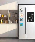 10 Pack 8.5 By 11 Inch 20 Mil Non Adhesive Rubber Magnetic Sheets With UV Coated Smooth Side used on fridge for decoration
