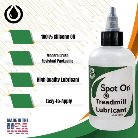 Effortless Treadmill Belt Lubricant With Patented 8 Inch Applicator Tube And Twist Cap Made In The USA 100 Percent Pure Silicone