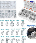 Do-It-All 270-Piece Grease Fittings Kit With SAE And Metric Threads organized in case showing zerks and adapters