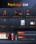 PowerScan PS100 Power Circuit Probe Kit For All 12V And 24V Cars, Pro Grade Automotive Diagnostic Tool With Real Time Readouts, Easy Wiring Tester, Durable, Reliable Car Electrical Troubleshooter, package contents and case