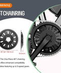 46T sprocket in Mid Drive Chainring Kit For BBS01 BBS02 BBSHD 44T 46T 42T Offset Sprocket For Ebike Conversion
