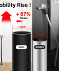 Adjustable Sliding Glass Door Security Bar 2 Pack Black Jammer Stopper For Patio Front Door Inside Bedroom Hotels And Apartments Easy Setup No Tools Needed Travel Ready Protection