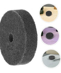 Heavy Duty 6 Pack Nylon Polishing Wheel Set For Metal Grinding Buffing Sanding With 10Mm Hole Fits Bench Grinders And Tool Shops For Smooth Shiny Finishes On Steel Iron And Alloys Fast large dark grey nylon polishing wheel with 10mm hole