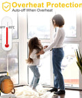 1500W Portable Garage Heater With Lightning Fast Heat In Three Seconds Overheat Protection Indoor Outdoor Space Heater