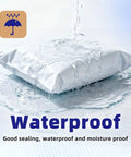 100 Pack 10x13 Poly Mailers For Ecommerce Shipping Waterproof Tear Resistant Self Seal Bags white mailer with water droplets