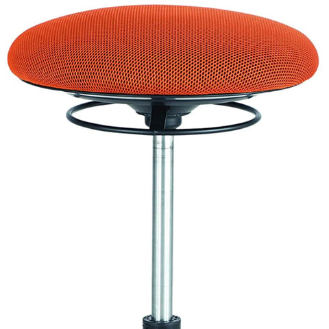 Twixt Active Seating Orange For All Day Move And Better Posture With Ergonomic Support Flexible Ring Under Base Tilt Seat Extended Height