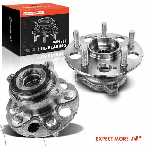 2-Pack Rear Wheel Bearing Hub Assembly 5-Lug 4-Hole Flange For Honda CR-V 2007-2011 4WD And Acura RDX 2007-2012, 2016-2018 AWD