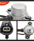 Heavy Duty Electric Vacuum Pump For Buick LaCrosse Chevy Impala Cadillac Xts detailed view showing electrical connection and body.