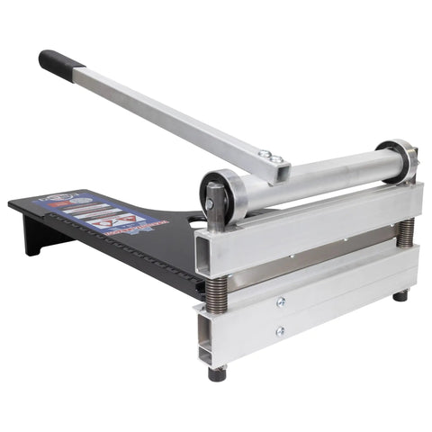 Ultra Lite Flooring Cutter for Vinyl Plank, Laminate, Engineered Hardwood and Siding made in the USA side view with handle