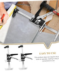 2 Piece Furniture Lifter Jack Tool Manual Arm Leveler Labor Saving Tile Raising Block Compact Adjustable Shims for easy home renovations