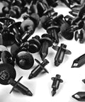 Close-up of 120Pcs Plastic Fender Clips And Body Rivets Set For ATV UTV Motorcycle Sportbike Push Pin Fasteners M6 M7 M8 Retainer Pins