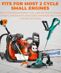 Three Size Fuel Line Kit With 1/8 in ID, 3/16 in ID, 1/4 in ID Tubing For Small Engines Like Lawn Mowers, Chainsaws, Trimmers, Blowers