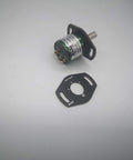 Angle Sensor With Hall Effect Potentiometer 360 Degree Range 0 To 5 Volt Output 5V DC Supply 22mm Diameter 6mm Shaft shown