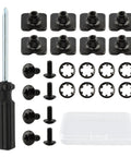 Image of Eight Sets Heavy Duty Football Backplate Screws Chicago Screws Rig With Nuts Washers Driver For Youth Adult Shoulder Pads.