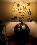Nightmare Before Christmas Jack Skellington Table Lamp LED Light For Bedroom And Living Room, Halloween Decor Desk Lamp on nightstand