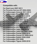 Ready To Run Front And Rear Abs Wheel Speed Sensor Pack Of Four For Volkswagen Vw Passat Jetta Tiguan Beetle Gti Eos Golf Cc Audi A3 Tt 2006 To 2018 Plug And Play Replacement listing compatible models.