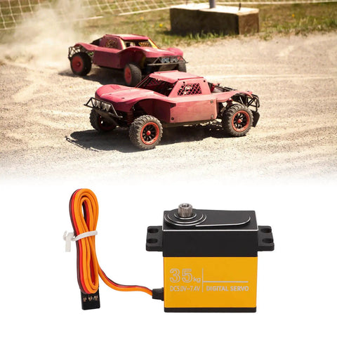 Killer 35Kg Coreless Digital Servo With Stainless Steel Gears And Complete Waterproof Build for RC Crawlers and Trucks