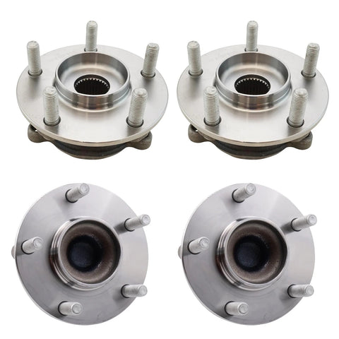 Four Wheel Bearing And Hub Assemblies Set For 2014 To 2019 Mazda 6 And 2013 To 2021 CX 5 Front And Rear Replacement Kit