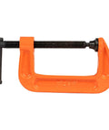 2-1/2 Inch C Clamp Heavy Duty For Woodworking And DIY Projects, 600 Pound Load Capacity, 2 Inch Opening, 1-3/8 Inch Throat, Built Tough Workshop Clamp For Quick, Secure Holds