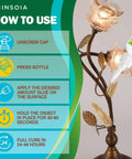Steps on using Crystal Clear Glass Glue For Quick Fixes And Crazy Strong Bonds On Glass And Ceramic, Heavy Duty Instant Adhesive