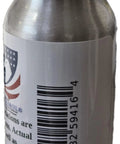 Side view of Green Petroleum Dye 1 Oz Bottle For Gasoline Diesel Fuels Lubricants And Fluids with label and barcode visible