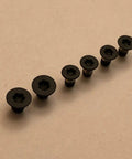 Heavy Duty Badass Matte Black Scale And Pivot Torx Screws Set For Spyderco Manix 2 XL G10 Handle Upgrade group of six black screws