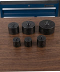 Premium Heavy Duty Machine Shaft End Protectors For Grip O Matic Pullers Reduce Noise Vibration Plus Industrial Spindle Caps in various sizes.