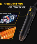 Mini Heat Gun With Dual Temp 350W High Power Go To Hot Air Tool For Shrink Tubing And Embossing Crafts, Long 6.56Ft Cable, Reflector Nozzle, Image