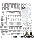Dirt Bike Fairing Screws Kit With Bolts Nuts Washers And Spacers For Full Body Panels 246 Piece Hardware Set Includes M5 And M6 Screws Hex Wrenches Mounting Clamps And All Necessary Fasteners For Quick Easy Motorcycle Assembly. assorted M5 and M6 stainless steel bolts, nuts, washers, spacers