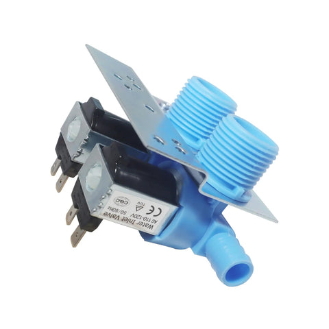 Gasket Inlet Valve Assembly With Mounting Brackets For Whirlpool And Kenmore Washers steel bracket view