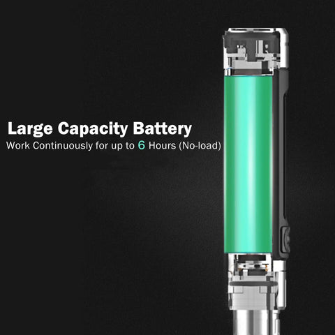 Large capacity battery of ES15 Mini Electric Screwdriver With Rechargeable Battery, Cordless Precision Screwdriver Set