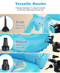 Portable Handy Quick Fill Air Pump For Inflatables With Three Nozzles 110-120V inflating pool float with medium nozzle