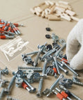 Beefy Frosted Acrylic Cabinet Door Hinge With Pre Drilled Holes among screws and tools for easy install and versatile mounting