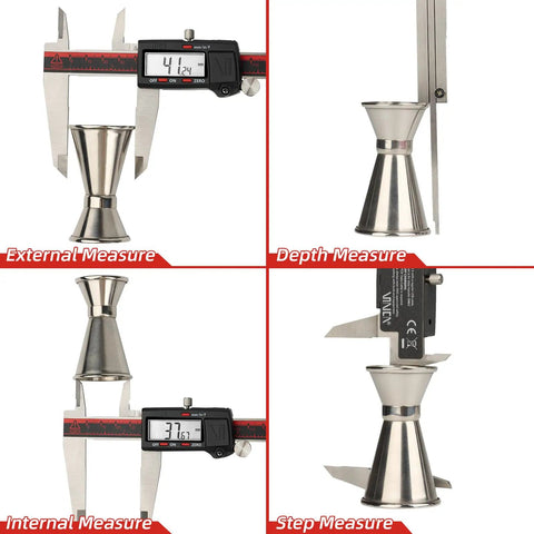 IP54 Grade Digital Caliper 12 Inch Stainless Steel With Inch Metric Fraction Conversion And Large LCD Screen For DIY Projects And Pro Shops Durable DCLA1205