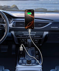 USB A To USB C Car Charger Cable For iPhone 17 16 15 Seamless CarPlay Connection 3ft 2 Pack in car dashboard use