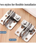Built Like A Tank Stainless Steel Heavy Duty Door Latch And Security Gate Lock with right and left opening styles.