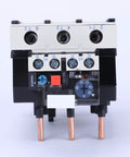 Front view of Heavy Duty Thermal Overload Relay For Motors 48-65A Protects 690V Circuits With Phase Break Protection, compact design.
