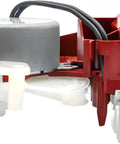 Washer Shift Actuator Replacement Upgraded For Whirlpool Maytag Kenmore, side view showing durable red plastic housing