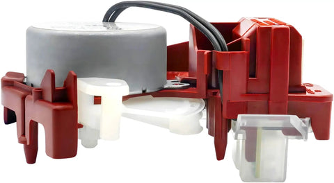 Washer Shift Actuator Replacement Upgraded For Whirlpool Maytag Kenmore, side view showing durable red plastic housing