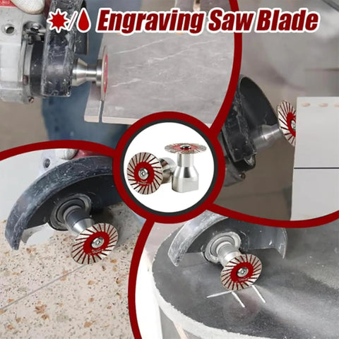 Pro Grade Ultra Thin 1.57 Inch Diamond Saw Blades Set 3Pc Precision Mini Cutting Blades For Granite Marble Sandstone 40mm Professional Grinder Tools For Easy Stone Cutting engraving saw blade on grinder for stone cutting